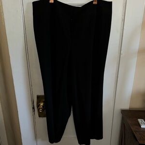 Notations Black Goucho Style Slacks/ Trousers Size 18